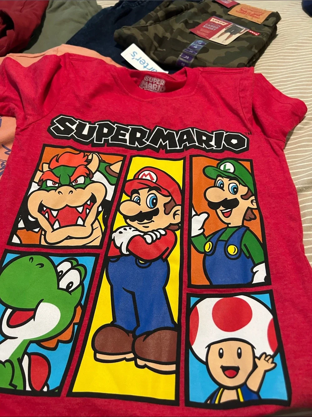 NWT! Back to School Bundle, Mario Carters Camo